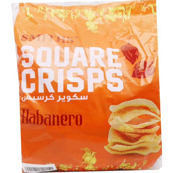 Smiths Habanero Flavour Square Potato Crisps