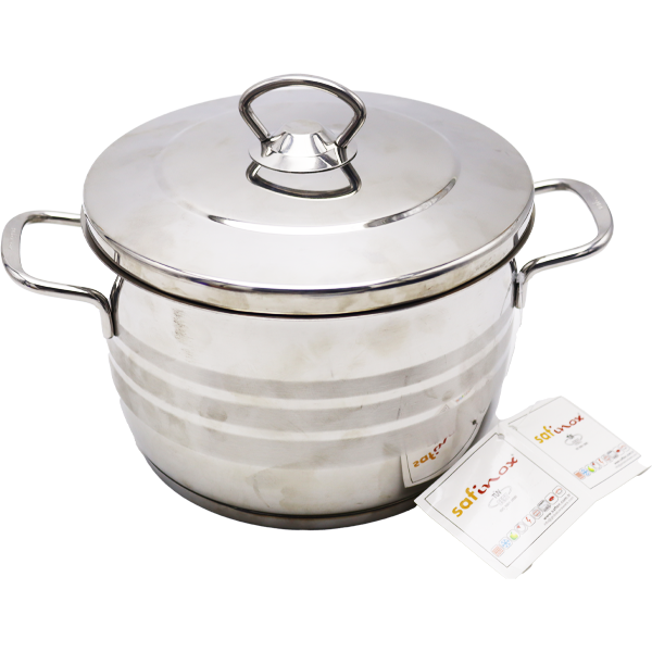 Safinex Stainless Steel Cooking Pot 20X13Cm 2220