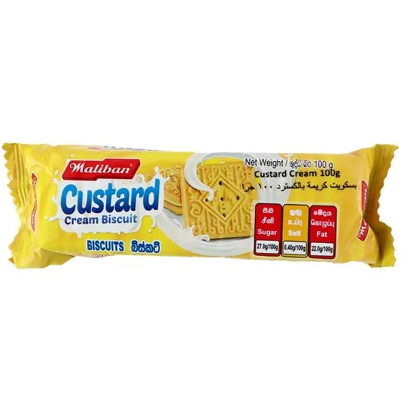 Maliban Custard Cream Biscuits 100g