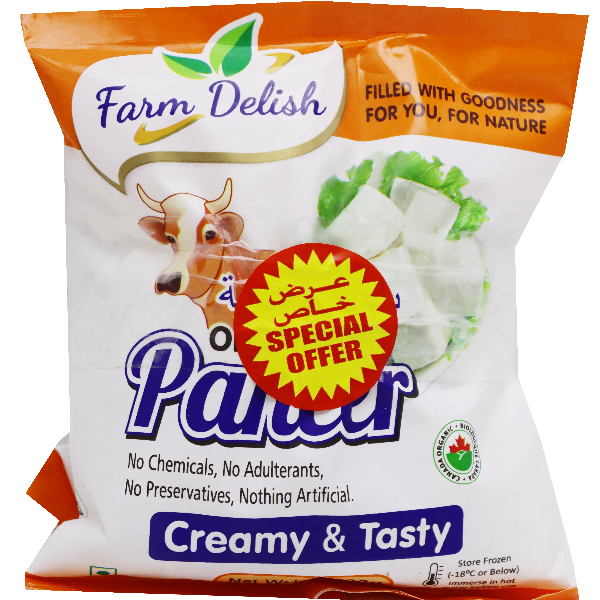 Farm Delish Organic Paneer 2X300g