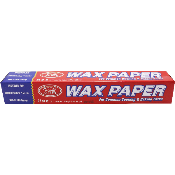 Home Select Wax Paper 25Sq. Ft