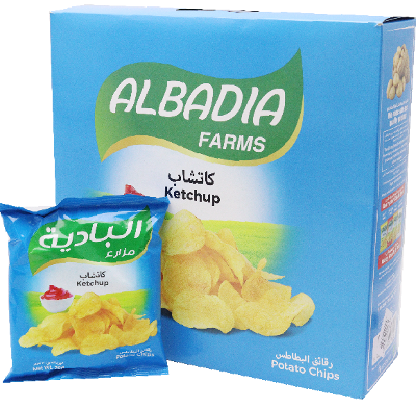 Albadia Potato Chips Ketchup Duplex 12x20g