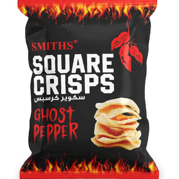 Smiths Square Crisps Ghost Pepper