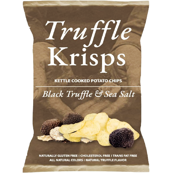 Truffle Krisps Black Truffle & Seasalt Chips 30g