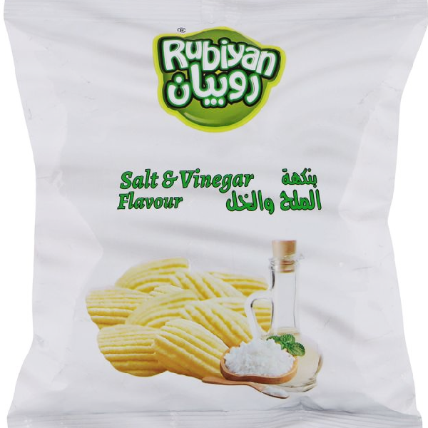 Rubiyan Chips Salt & Vinegar Flavor 20g