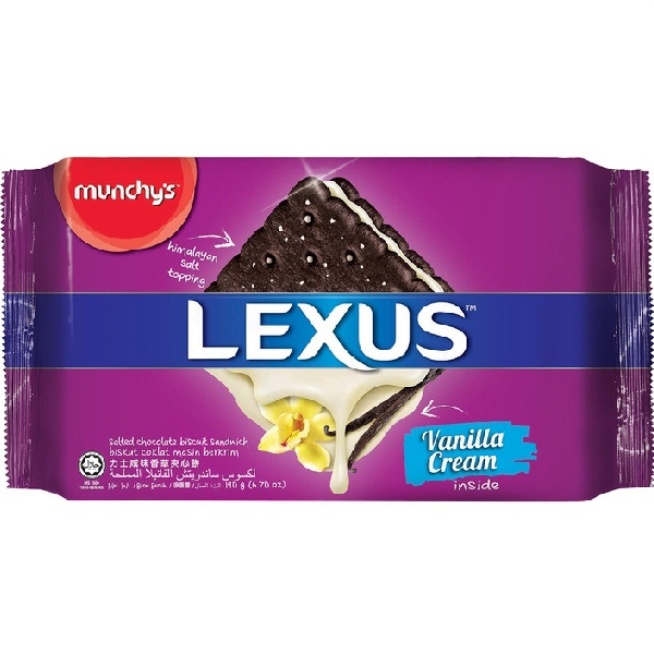 Munchys Lexus Salted Vanilla Sandwich 190g