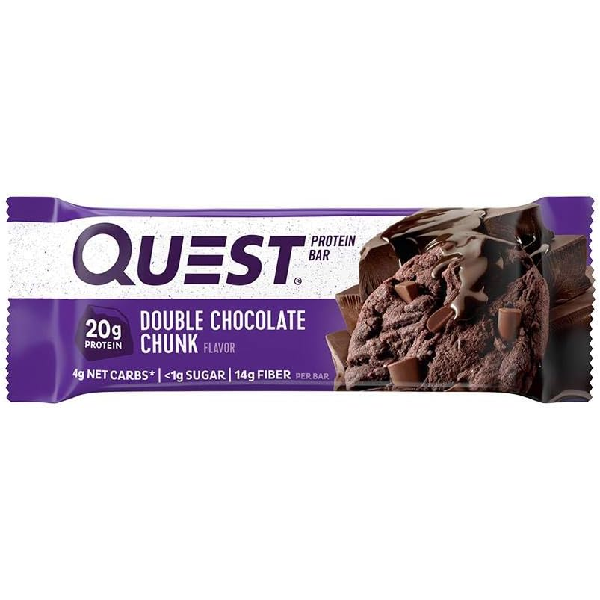 Quest Double Chocolate Chunk Protein Bar 2.1 Oz 60g