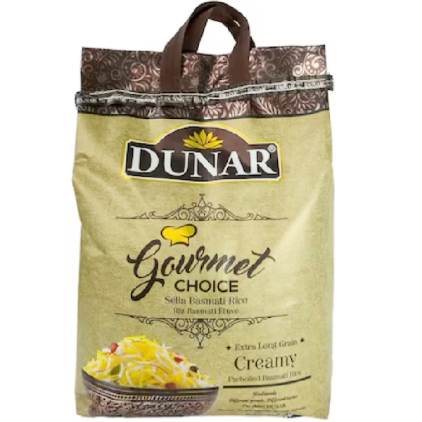 Dunar Gourmet Choice Sella Basmati Rice 5kg