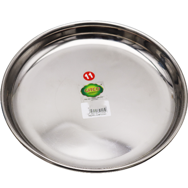 Gitco Steel Halwa Plate