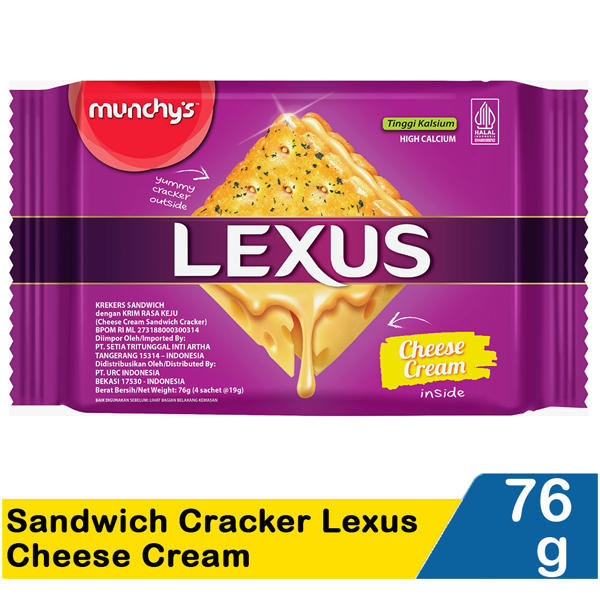 Munchys Lexus Cheese Sandwich 76g