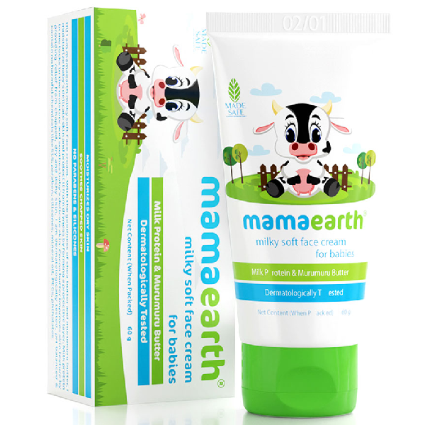 Mama Earth Milky Soft Face Cream 60g