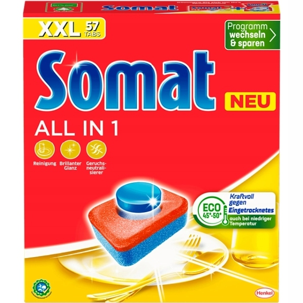 Somat Dish Washer All in 57 Tabs