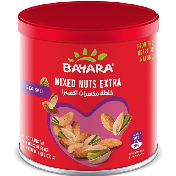 Bayara Snacks Mixed Nuts Extra Can 225g