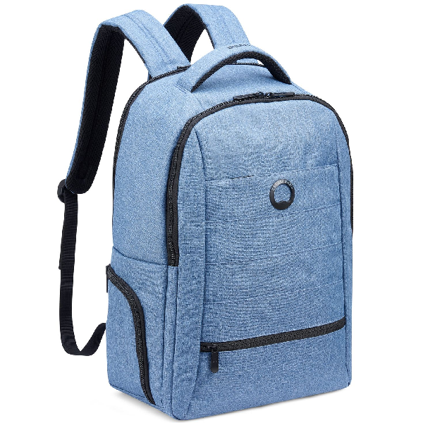 Delsey Element Voyager 2Cpt 17 Backpack Blue Jean