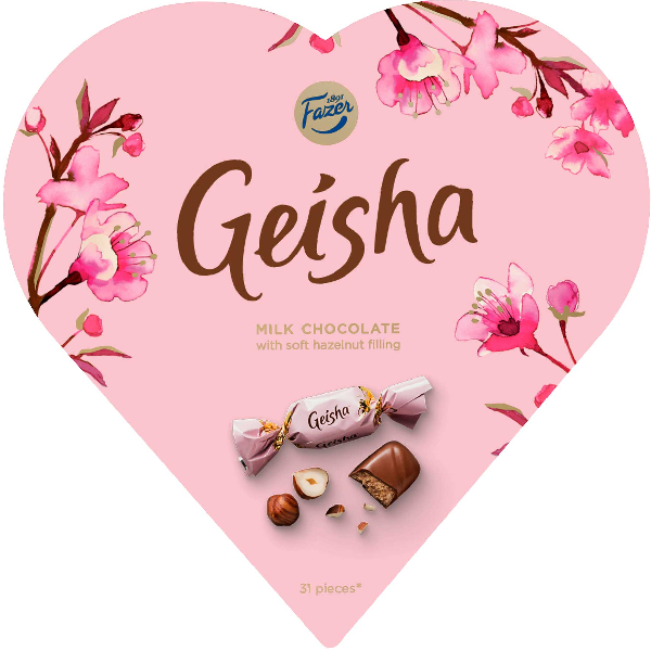 Fazer Geisha Chocolates Heart 225g