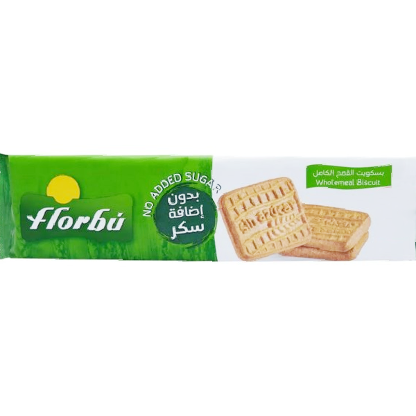 Florbu Wholemeal Biscuits 0% Added Sugar 150g