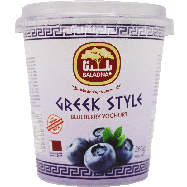 Baladna Blueberry Greek Yoghurt 360g