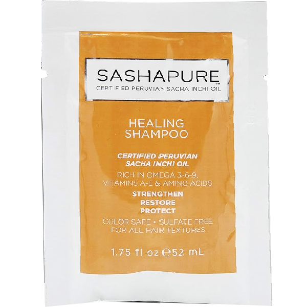 Sashapure Healing Shampoo Sulfate-Free Color Safe Strengthen Restore 52ml