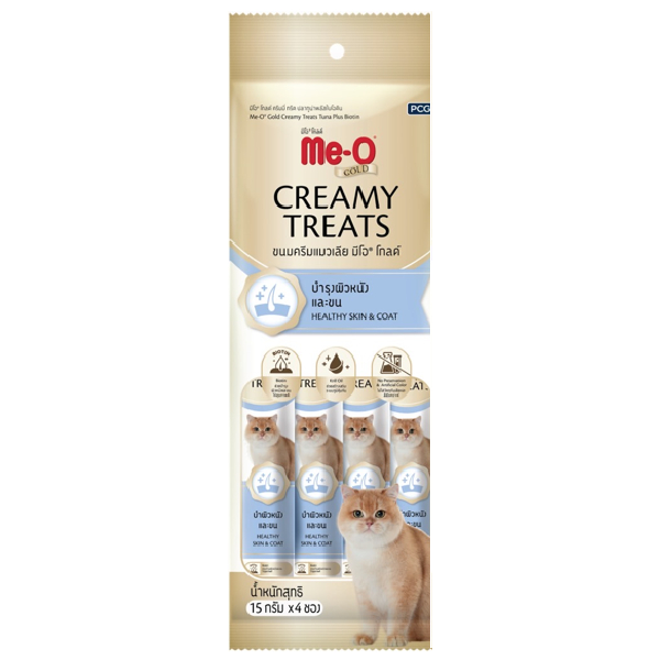 Me-O Gold Creamy Treats Healthy Skin And Coat 60g