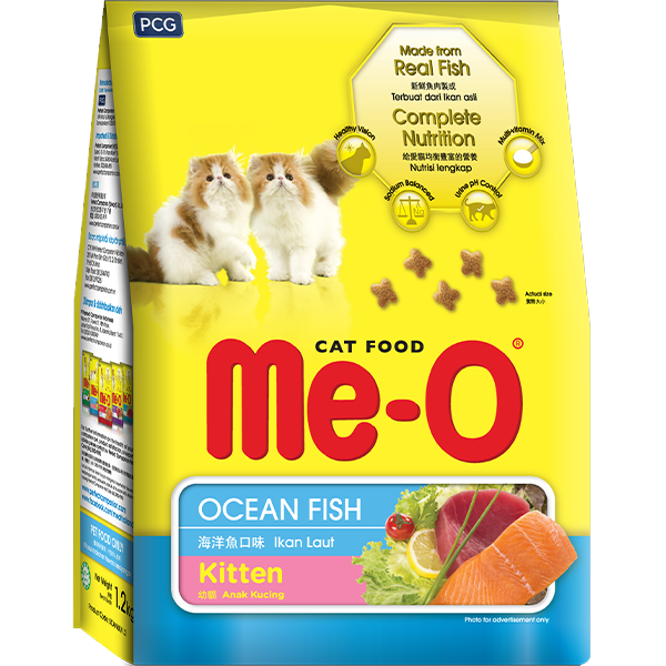 Me-o Dry Kitten Food - Ocean Fish 400g