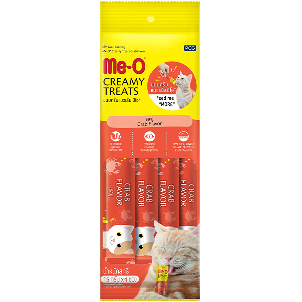 Me-o Creamy Cat Treats - Crab 60g