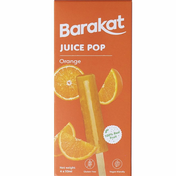 Barakat Juice Pop Orange 4X50ml