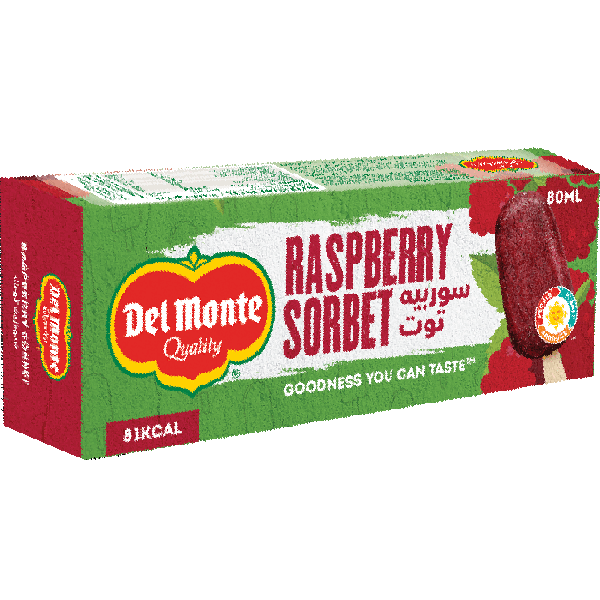 Delmonte Raspberry Sorbet 80ml