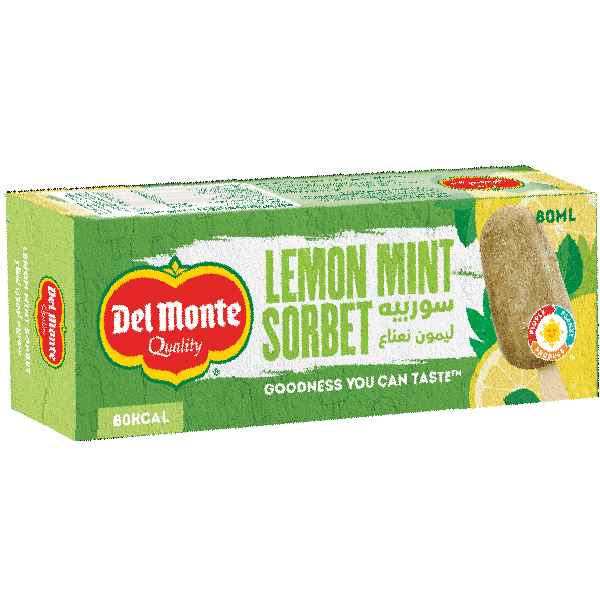 Delmonte Lemon Mintsorbet 80ml