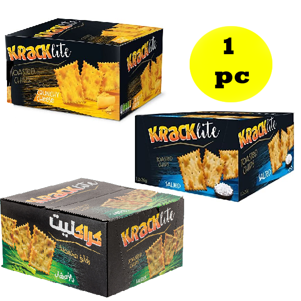 Kracklite Toasted Chips Assorted 12x26g