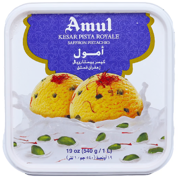 Amul Kesar Pista Ice Cream 1L