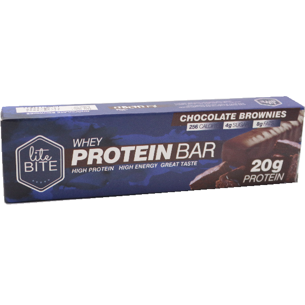 Lite Bite 30% Whey Protein Bar Chocolate Brownies 70g