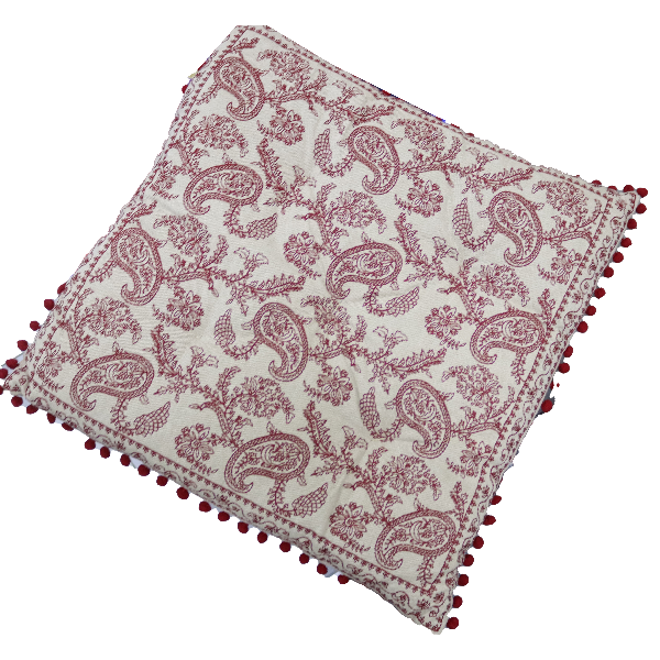 Naqsh Bh-504Cotton Square Cushion 55X55