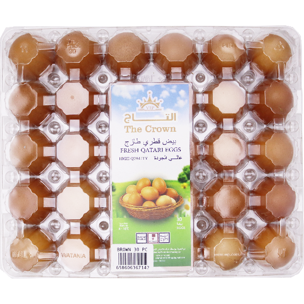 The Crown Fresh Qatar Brown Egg 30pc