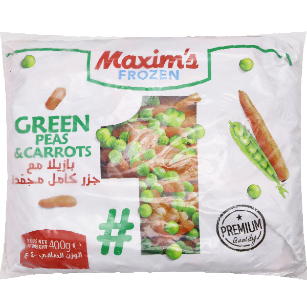 Maxims Frozen Peas & Carrot Assorted 3x400g