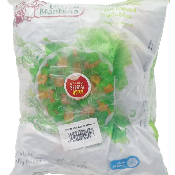 Montana Frozen Mixed Vegetables 3X400g