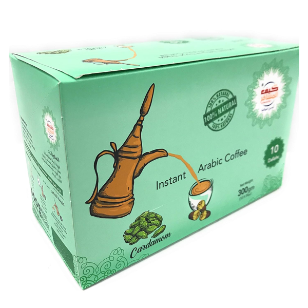 Kif Al Mosafer Instant Arabic Coffee Mix Cardamom 10X30g