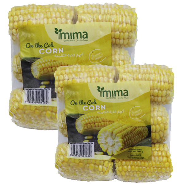 Mima Garden Frozen Corn on Cob 2x700g