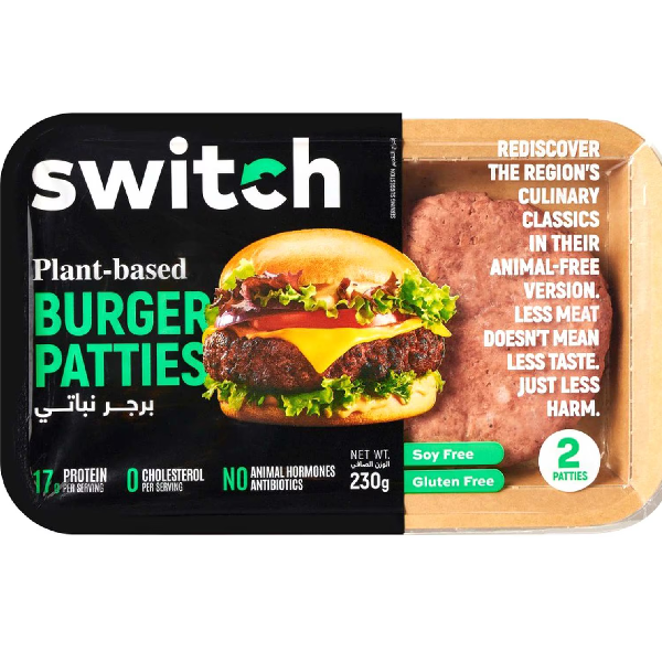 Switch Plant Based Burger Patties 230g (2X115g)