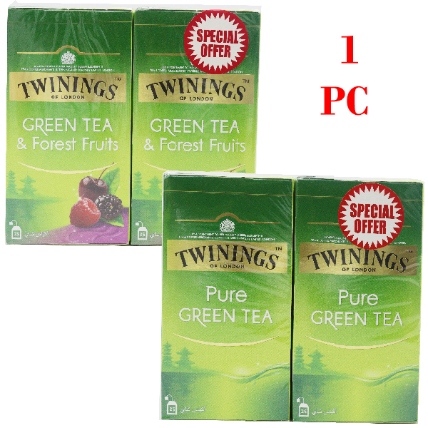 Twinings Green Tea Assorted 2X25-Sachets