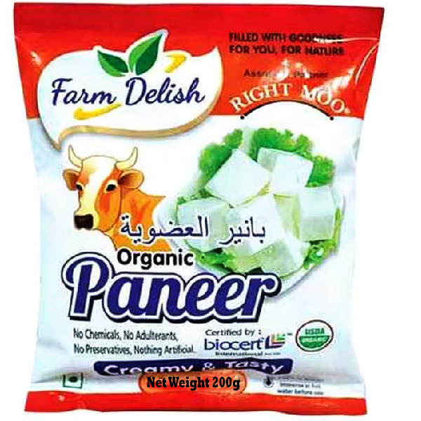 Farm Delish Organic Paneer 200g