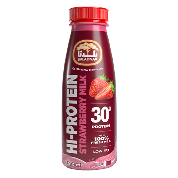 Baladna High Protein Strawberry Milk 360ml