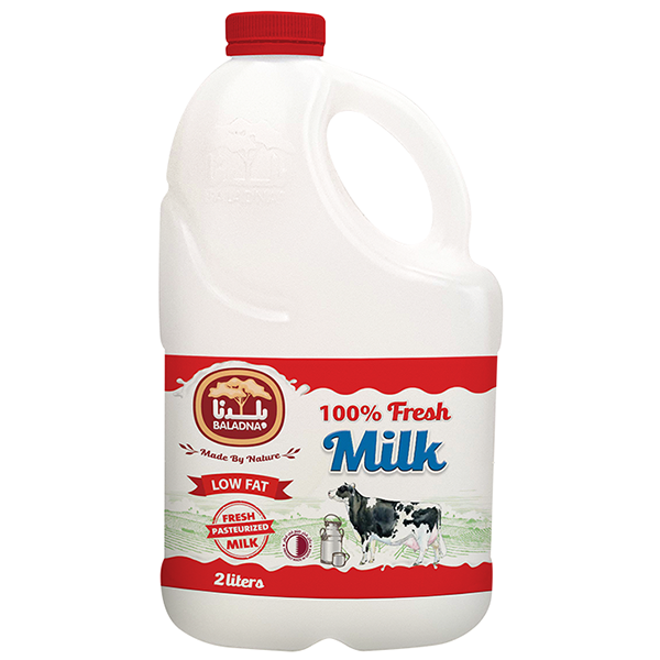 Baladna Fresh Milk Low Fat Cow 2L