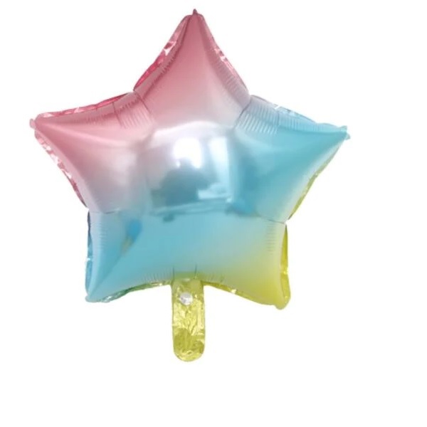 18 inch Star foil balloon rainbow color