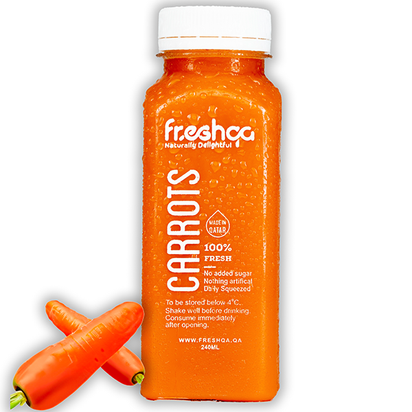 Freshqa Fresh Carrots Juice 240 ml Cold-Pressed