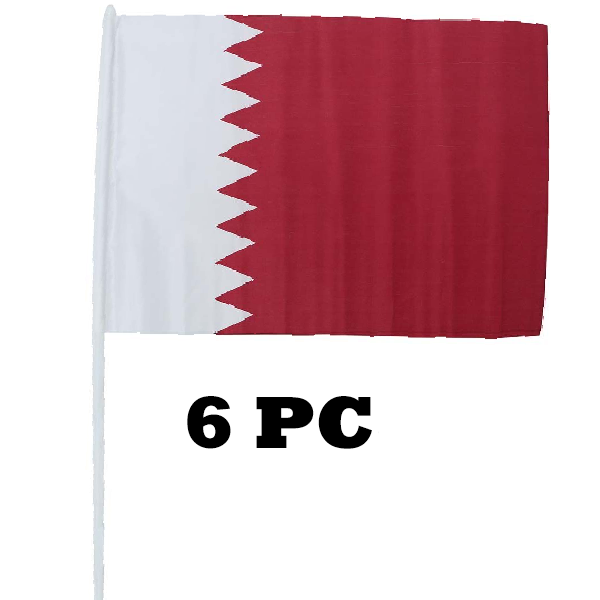 Qatar National Flag 6Pc No Jmqat04