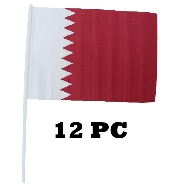 Qatar National Flag 12Pc No Jmqat03B