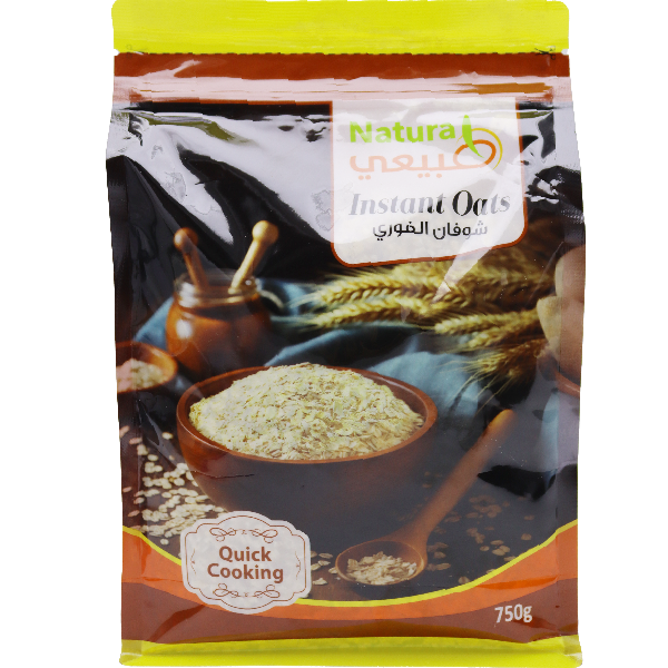 Natural Instant Oats 750g